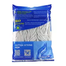 Pro Cleaning Cotton String Mop Head Floor Cleaning Mop Refill- Blue