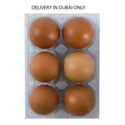 Al Amana Poultry Fresh Eggs- 6pcs (Delivery in Dubai Only)