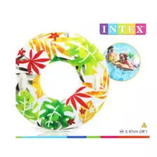 Intex Transparent Swing Ring, Inflatable Ring with Handles, 97cm- 58263NP.