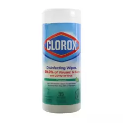 Clorox Multisurface Disinfecting Fresh Scent Wipes, Kills 99.9 of Viruses and Bacteria- 35 Wet Wipes