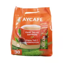 Aycafe Karak Tea with Saffron Instant Tea Sachets-30 Sticks