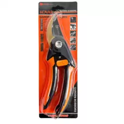 Kovar Professional Garden Scissors With Titanium Blade For Effortless Pruning- Black