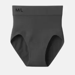 Ladies Seamless High Waisted Comfortable Black Tummy Shaping Pants- Medium to Large