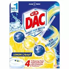 DAC Power Active Toilet Rim Block Lemon, 50g