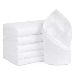 Soft And Highly Absorbent Cotton Hand Towel 50X90cm- White