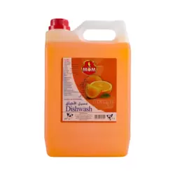 Mom Orange Dishwashing Liquid To Remove Germ and Stains- 5 Liter