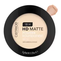 Catrice 18H HD Matte Powder Sweatproof Foundation With Mattifying Effect 8gms- 010W