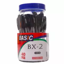 Basic black BX-2 pen 40 pcs , German Ink