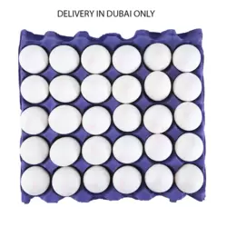 Al Khaleej Fresh White Eggs- 30pcs (Delivery in Dubai Only)