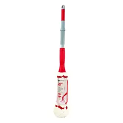 Kovar Twist Mop With Microfiber Mop Head And Self Locked Metal Handle- Red