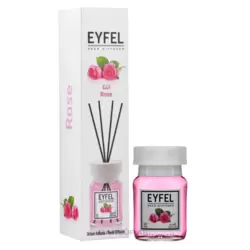 Eyfel Perfume Aroma diffuser, Home Fragrance With Sticks & Rose Fragrance - 120ml