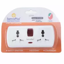 Samra Plus 2 Way Multi Adaptor, 3250 Watt