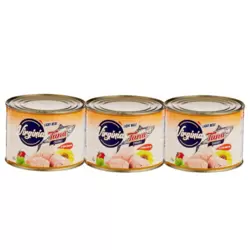 VIRGINIA TUNA FOR SANDWICH IN SUNFLOWER OIL 3x 160GM