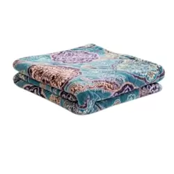 Soft And Lightweight Cotton Bed Spread Quilted Blanket For Bed And Couch 160X220cm- Blue