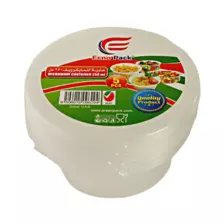 Ecno Pack Plastic Microwave Container with Lids, Pack of 5 Pcs, 250 ml